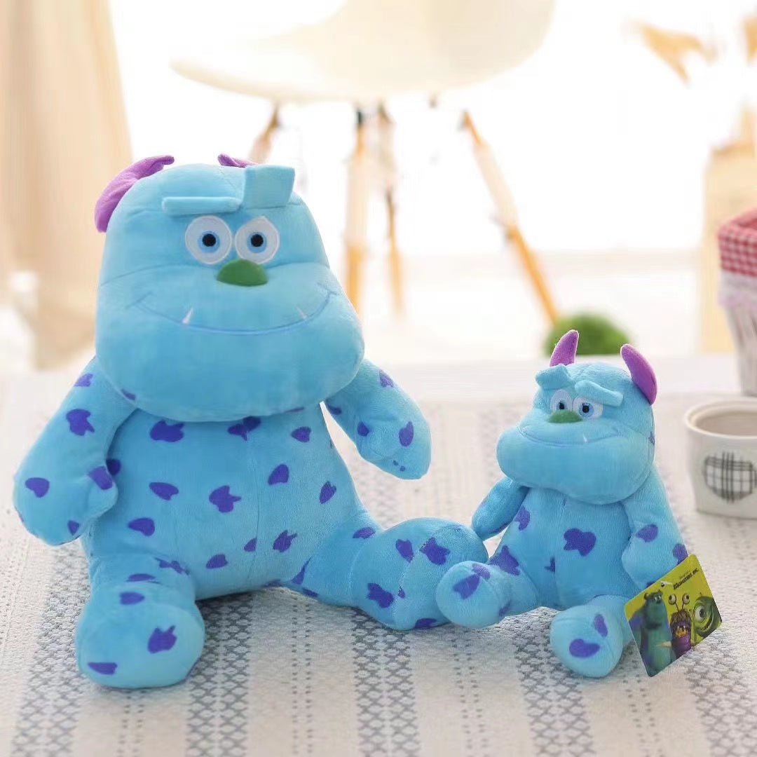 Cute Blue Monster Stuffed Animal