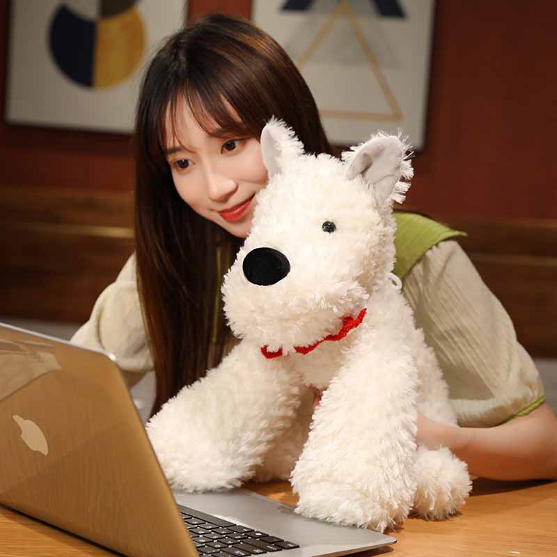 Simulated West Highland Dog Stuffed Animal