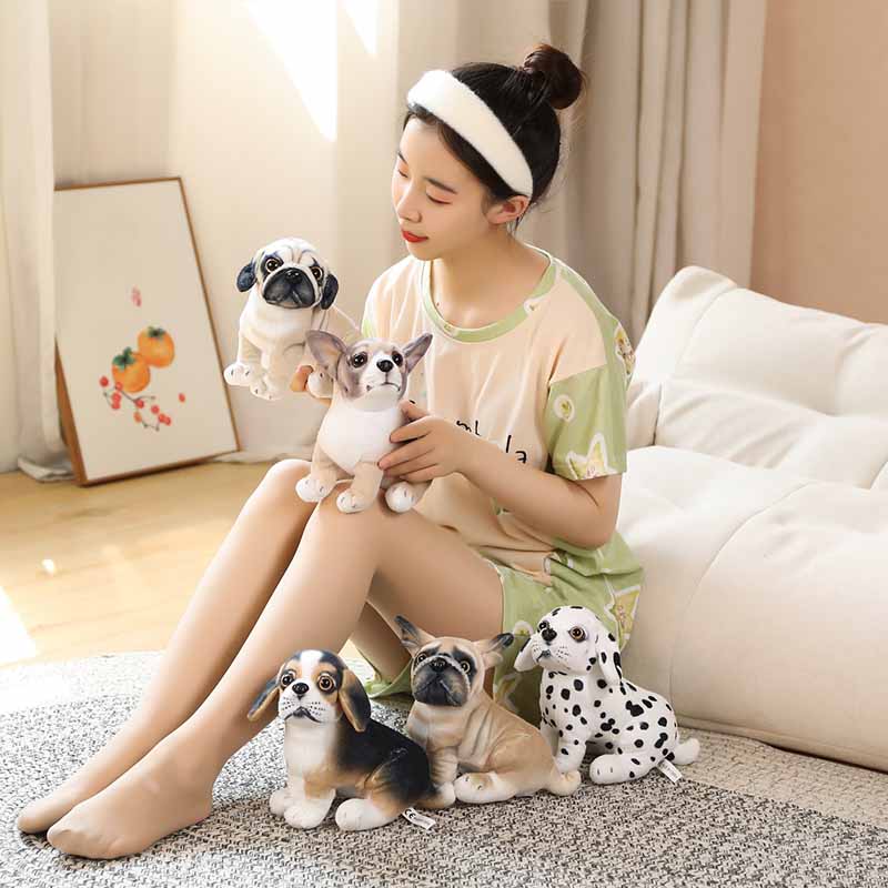 Simulated Dog Stuffed Animal 8 inch