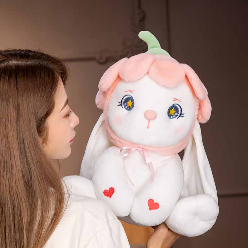Kawaii Flower Rabbit Stufffed Animal