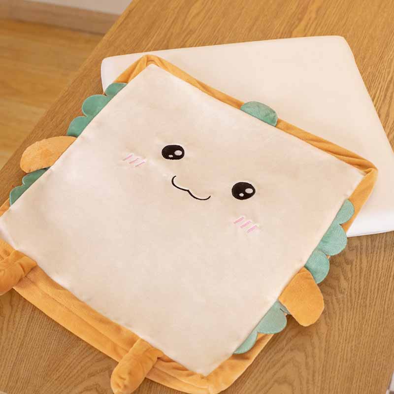 Kawaii Bread Cushion for Chair 16 inch