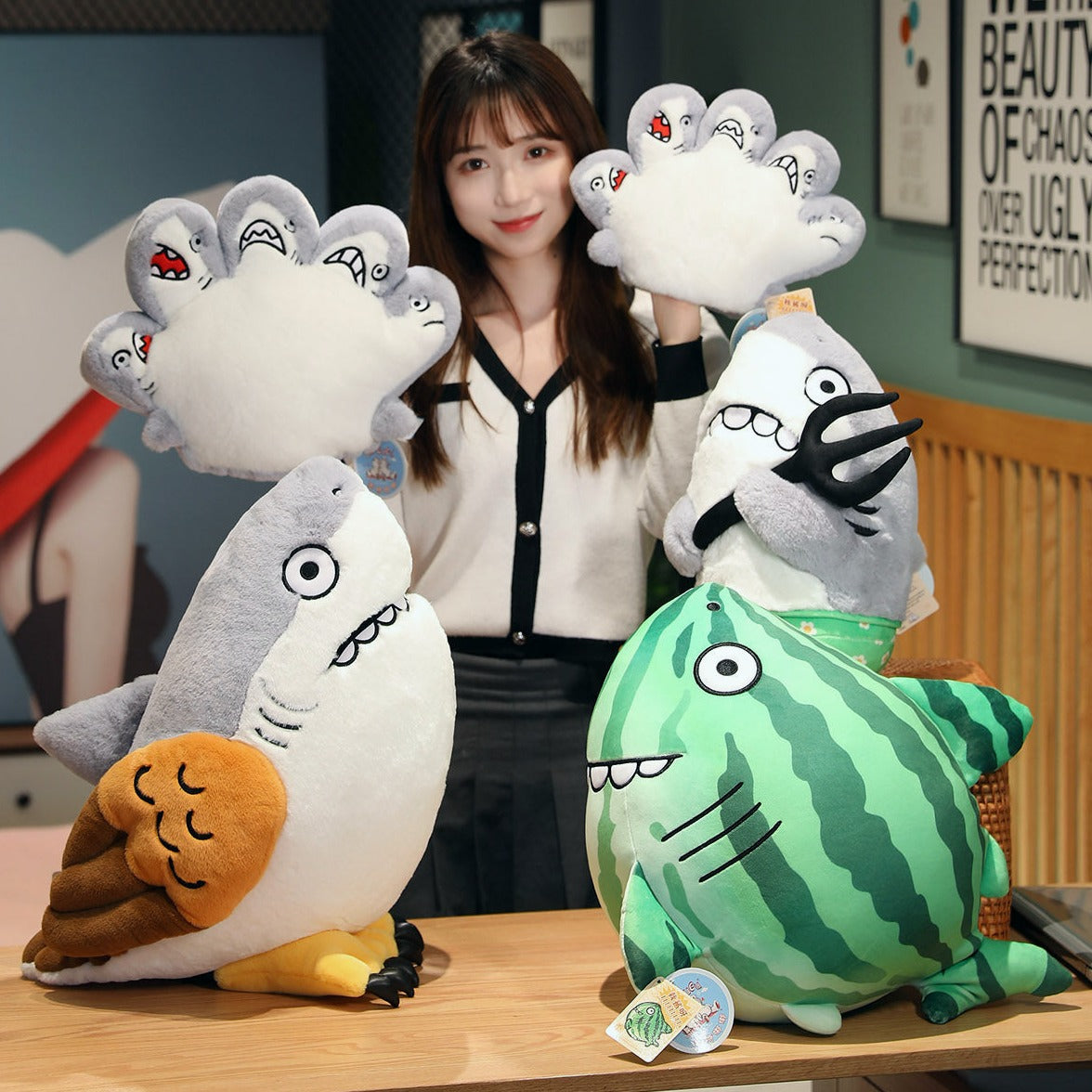 Shark Hand Funny  Cushion Pillow