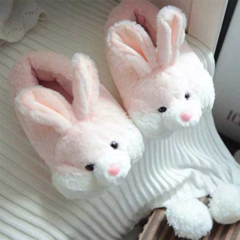 Women's Classic Plush Rabbit Slippers