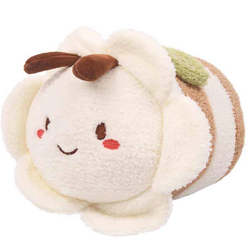 Cute Bee Plush Toy White