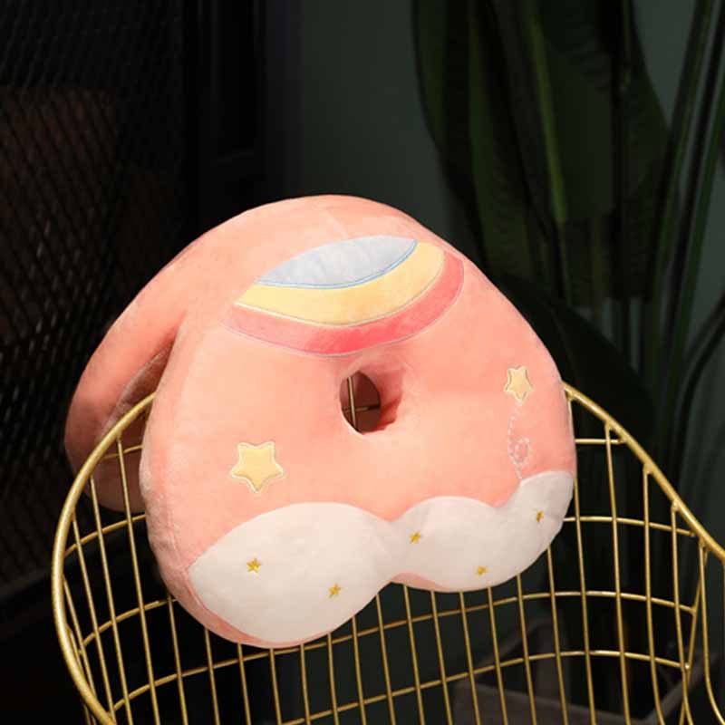 Kawaii Rainbow Nap Pillow 14 inch