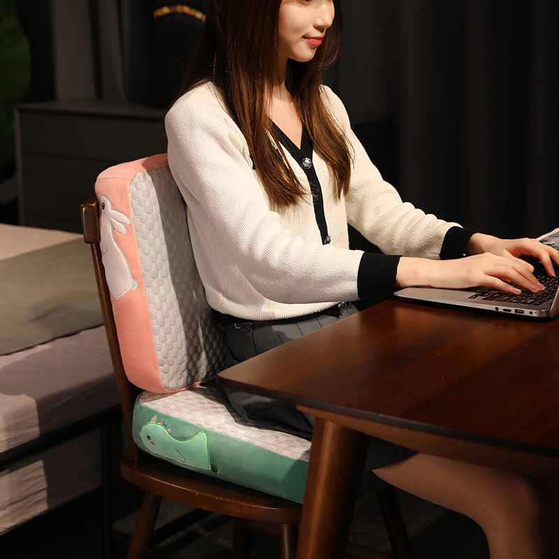 Kawaii Animal Cushion with Summer Mat 16 inch