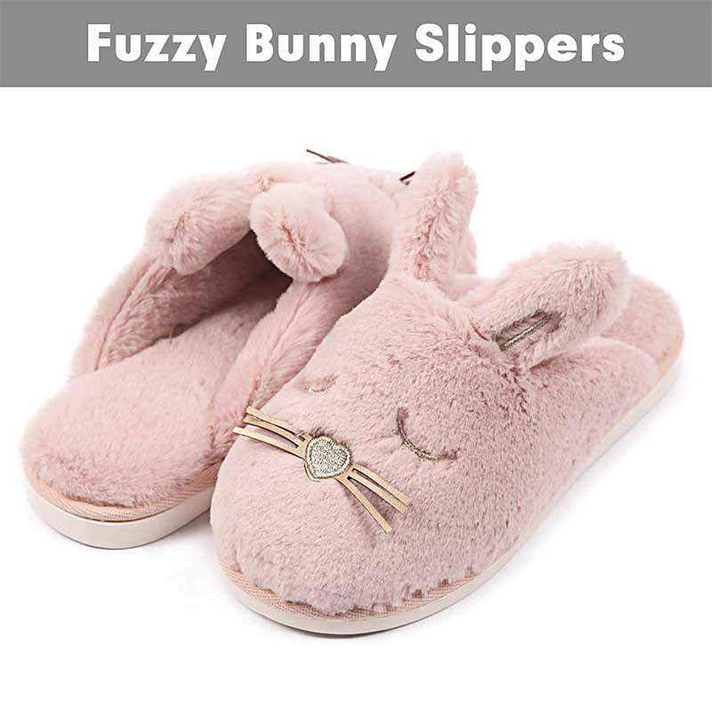 Women's Memory Foam Indoor Bunny Slippers