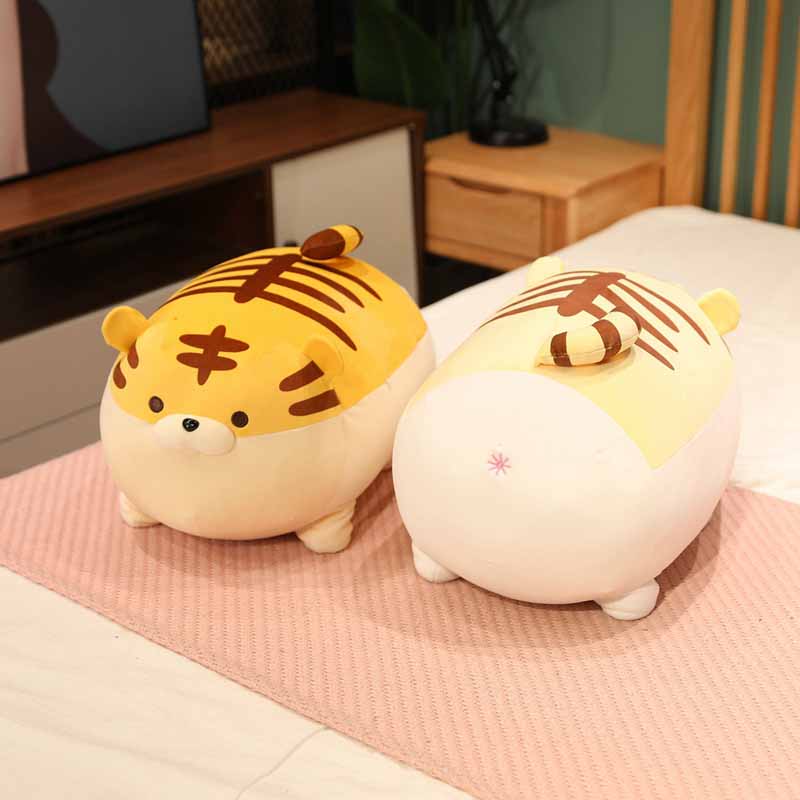 Kawaii Chubby Tiger Weighted Stuffed Animal