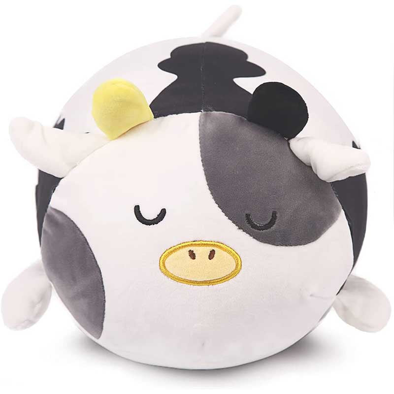 Kawaii Cow Plush Pillow