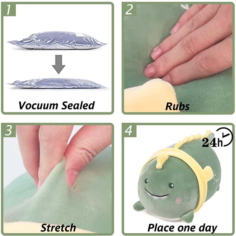 11 inch Cute Dinosaur Plush Stuffed Animal Pillow