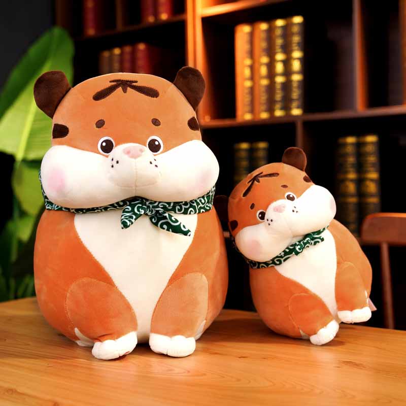 Kawaii Foolish Tiger Weighted Stuffed Animal