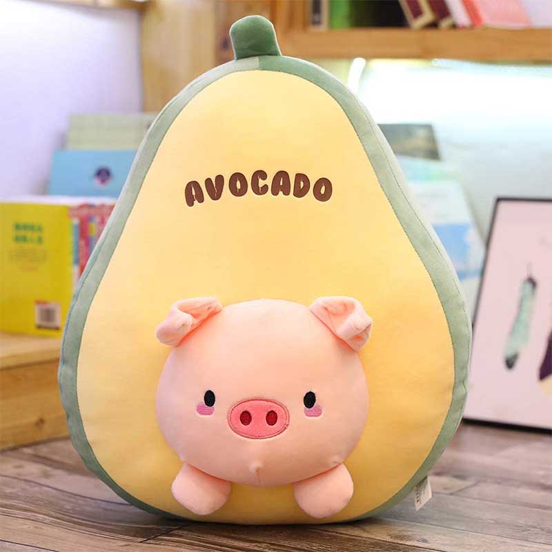 Avocado Piggy Plush Stuffed Animal Arelux-home