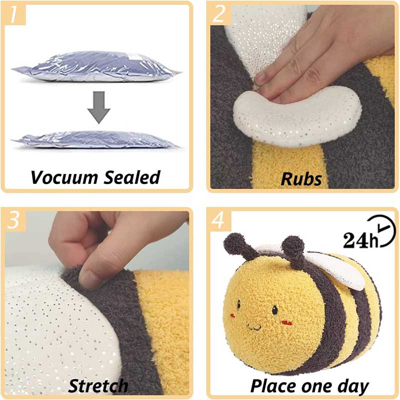 Bee Plushie Stuffed Animal Squishy Anime