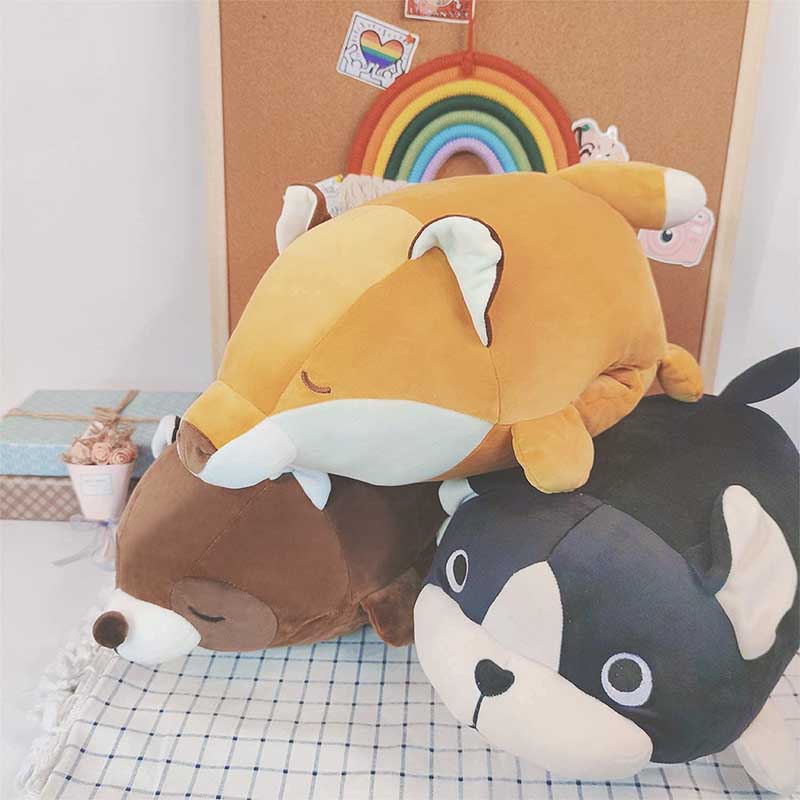 Bulldog Plush Pillow Stuffed Animal