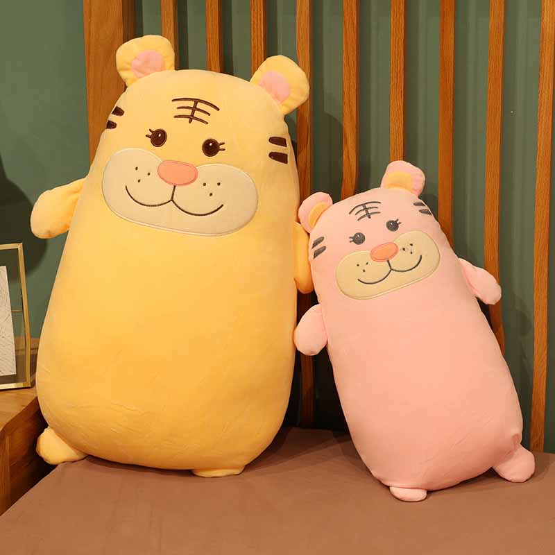 Cute Baby Tiger Plush Cuhsion Weighted Stuffed Animal