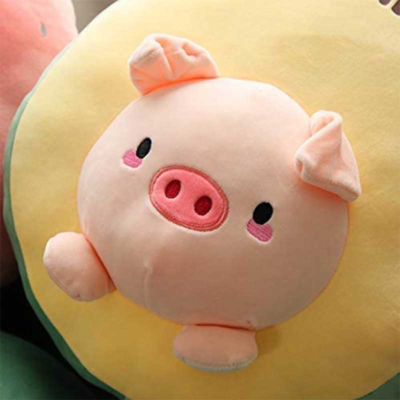 Avocado Piggy Plush Stuffed Animal Arelux-home