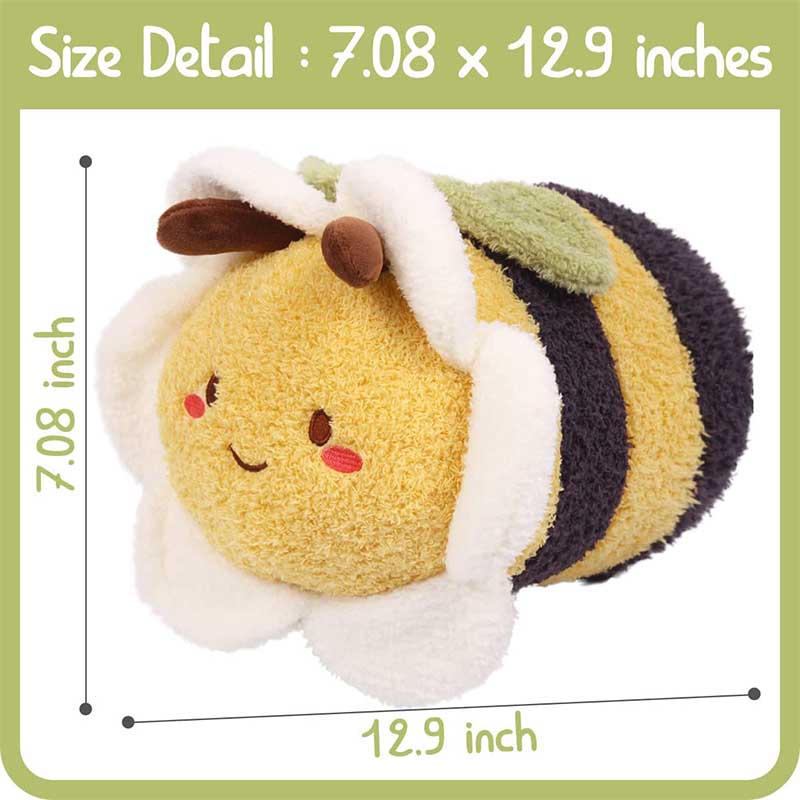 Cute Bee Plush Toy Yellow