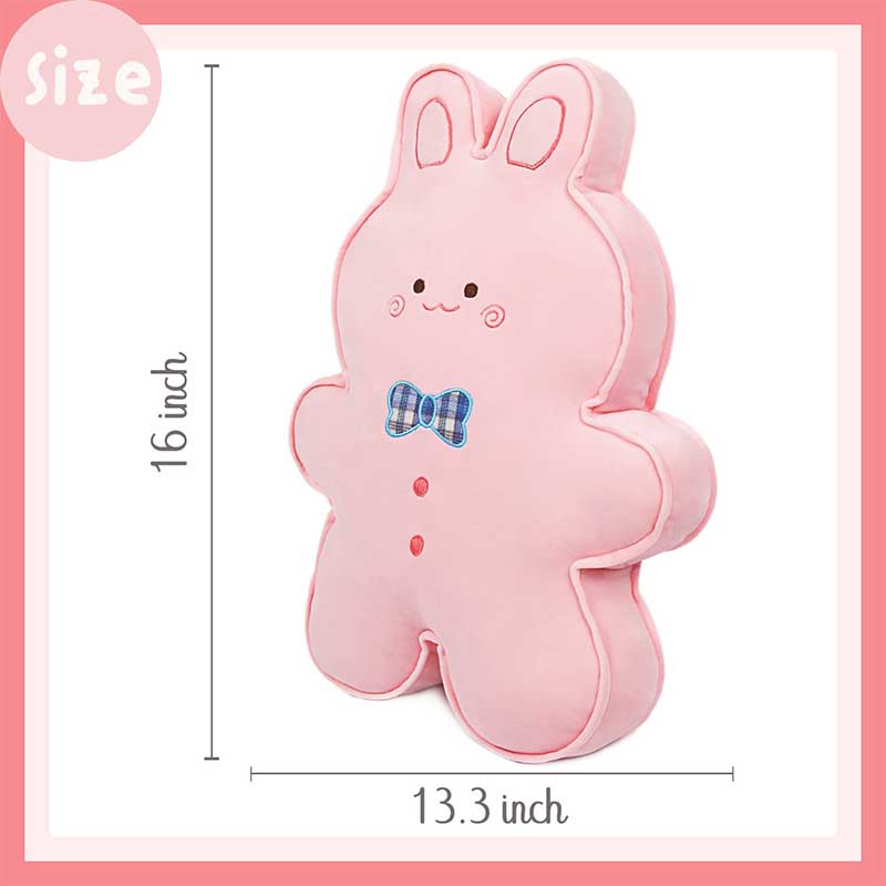 16 inch Cute Bunny Biscuit Plush