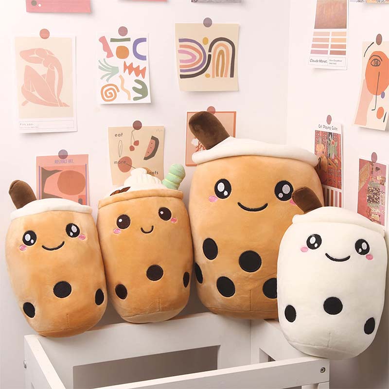 Stuffed Boba Plushie Bubble Tea Pillow