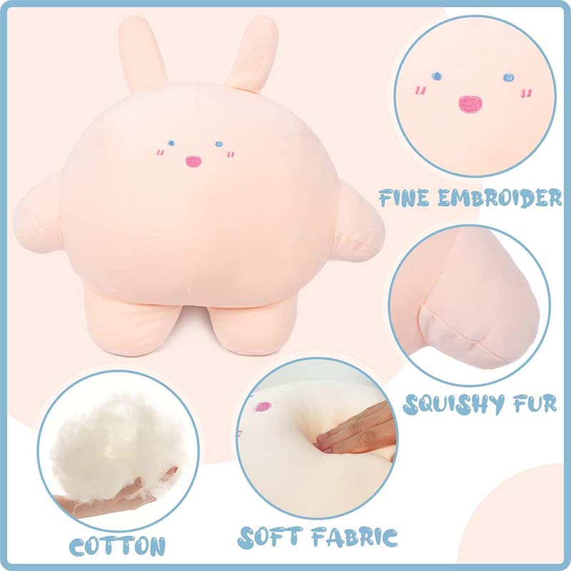 Fat Bunny Plush Pink