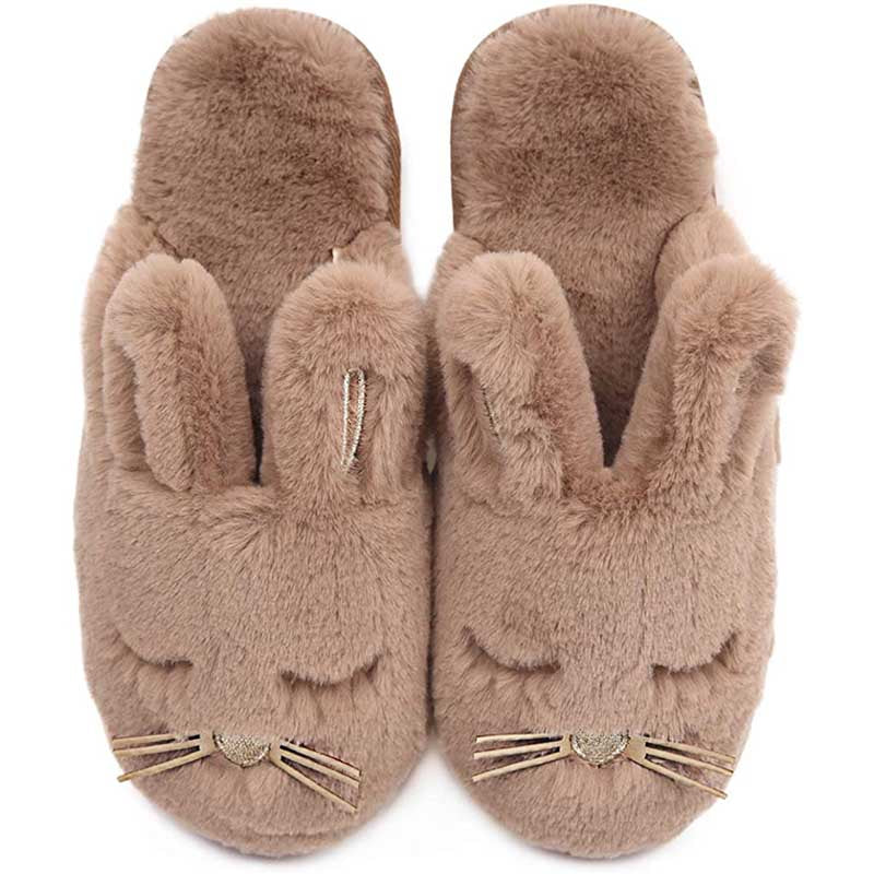 Women's Memory Foam Indoor Bunny Slippers