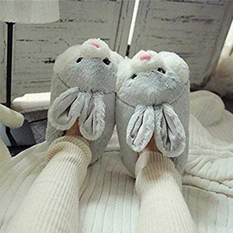 Women's Classic Plush Rabbit Slippers