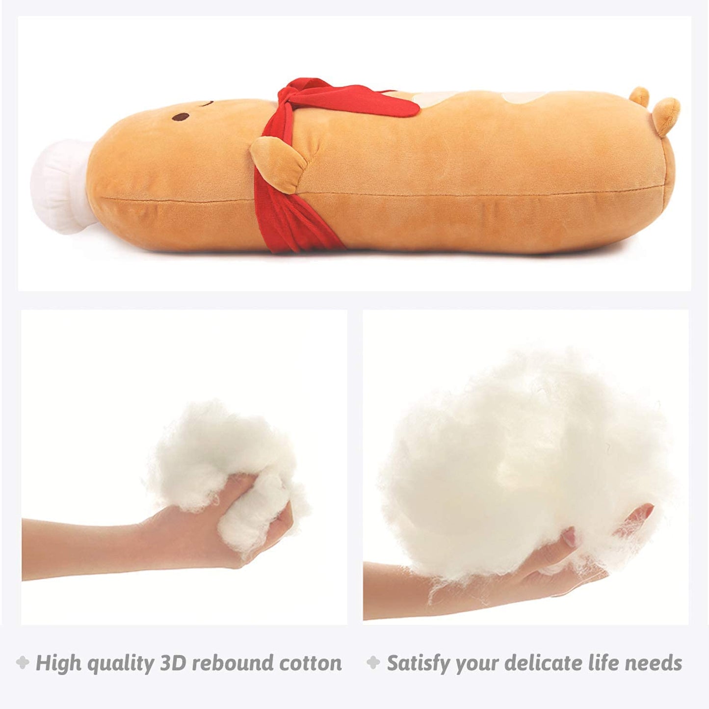 21.6" Funny Baguette Pillow