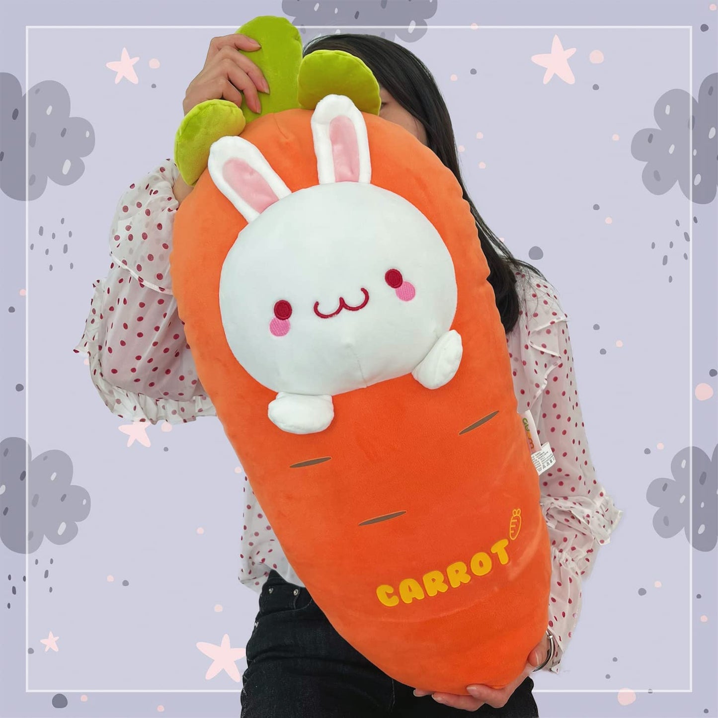 Arelux-home-Carrot Rabbit Plush