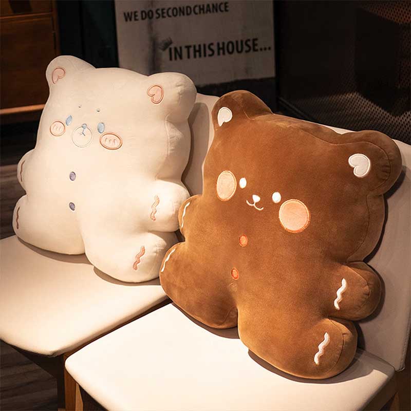 15 inch Cute Bear Biscuit Plush