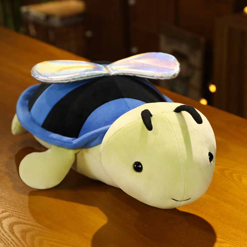 Funny Turtle Bee hugging Pillow