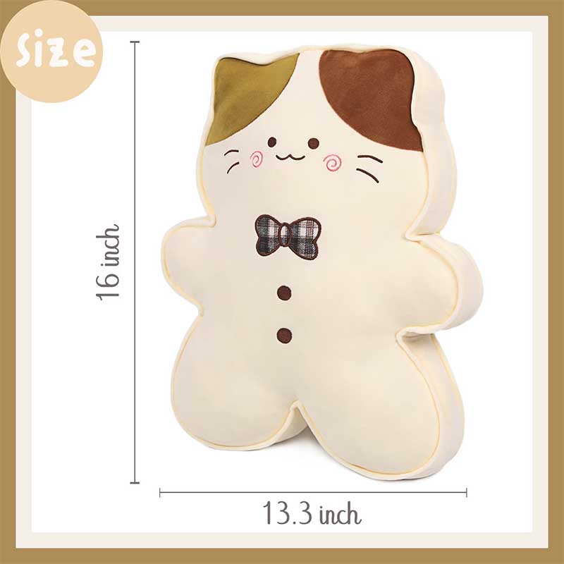 16 inch Cute Cat Biscuit Plush