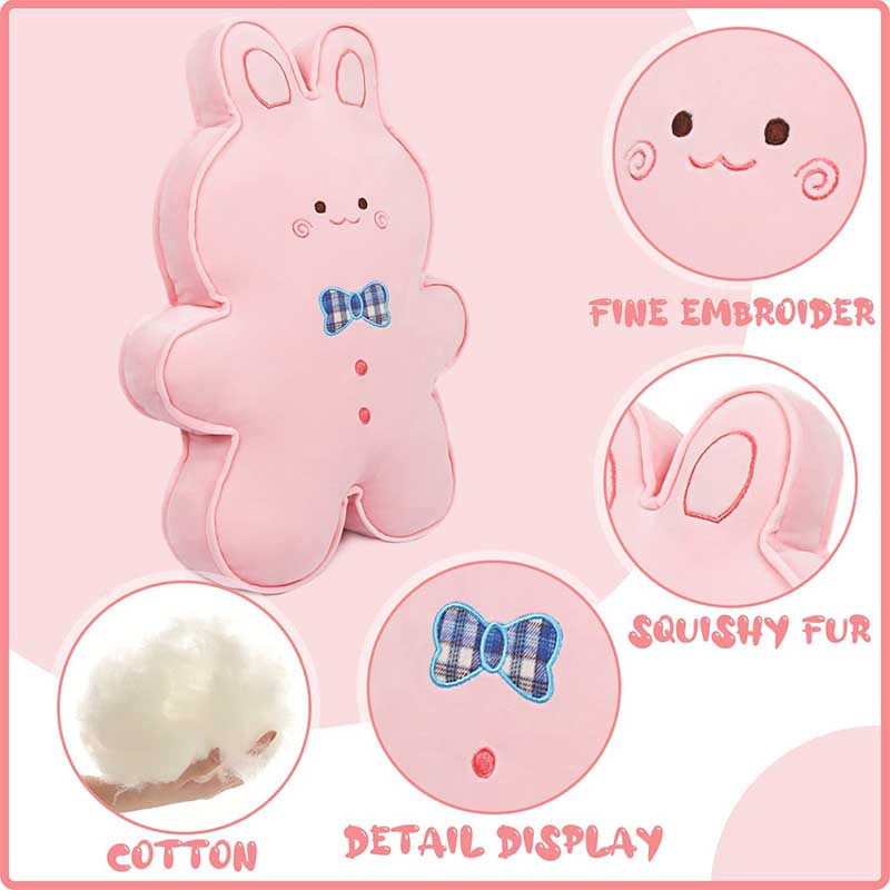 16 inch Cute Bunny Biscuit Plush