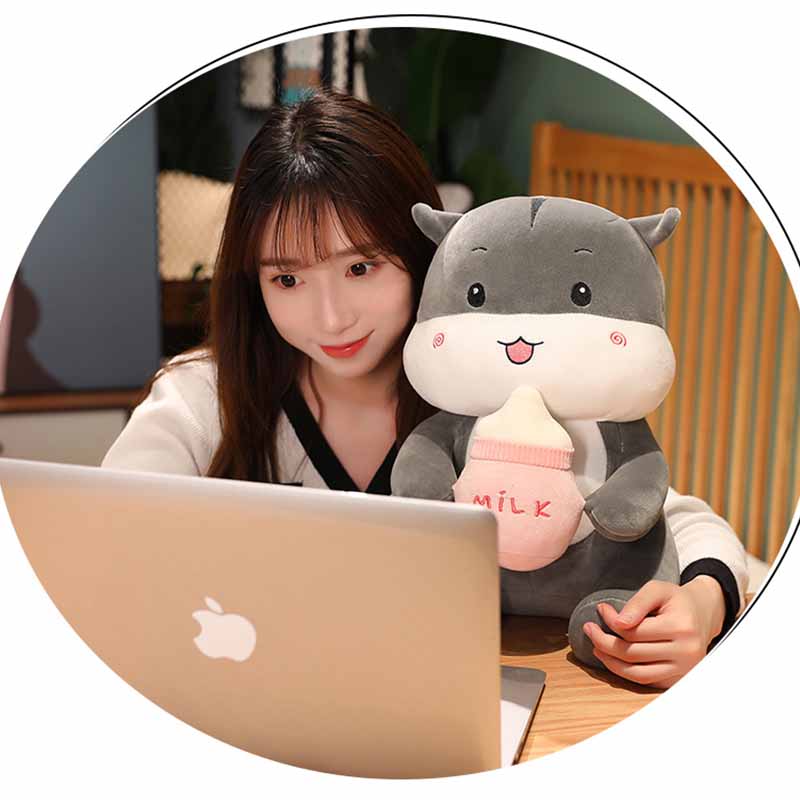 Kawaii Hamster with Nursing Bottle Plush