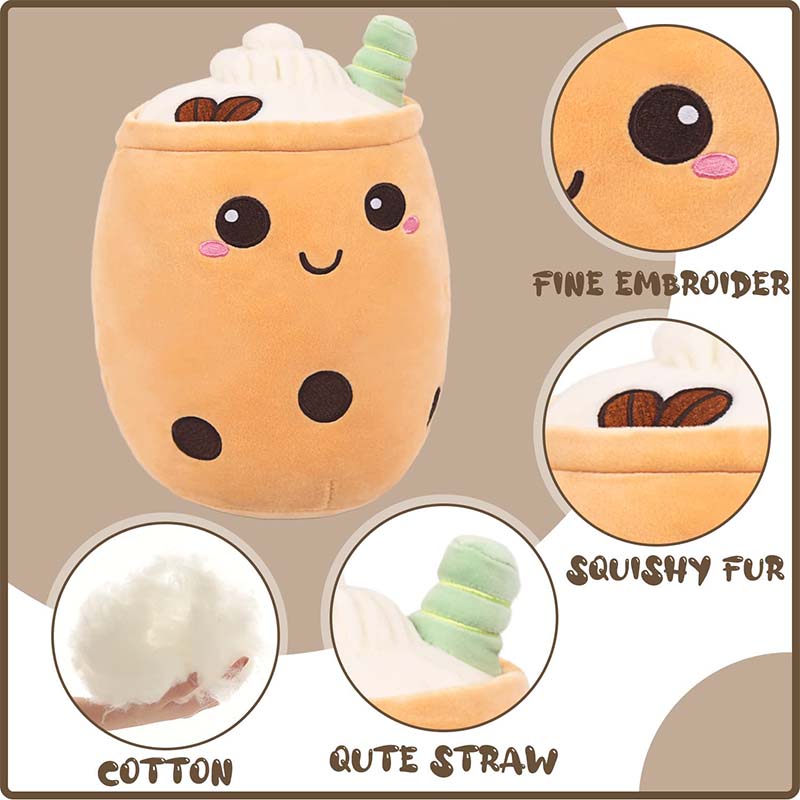 Cute Milk Tea Soft Kawaii Adorable Cuddle Pillow