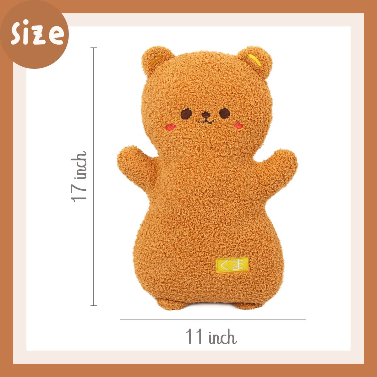 Arelux-home-Cute Bear Animal Plush Stuffed Pillows