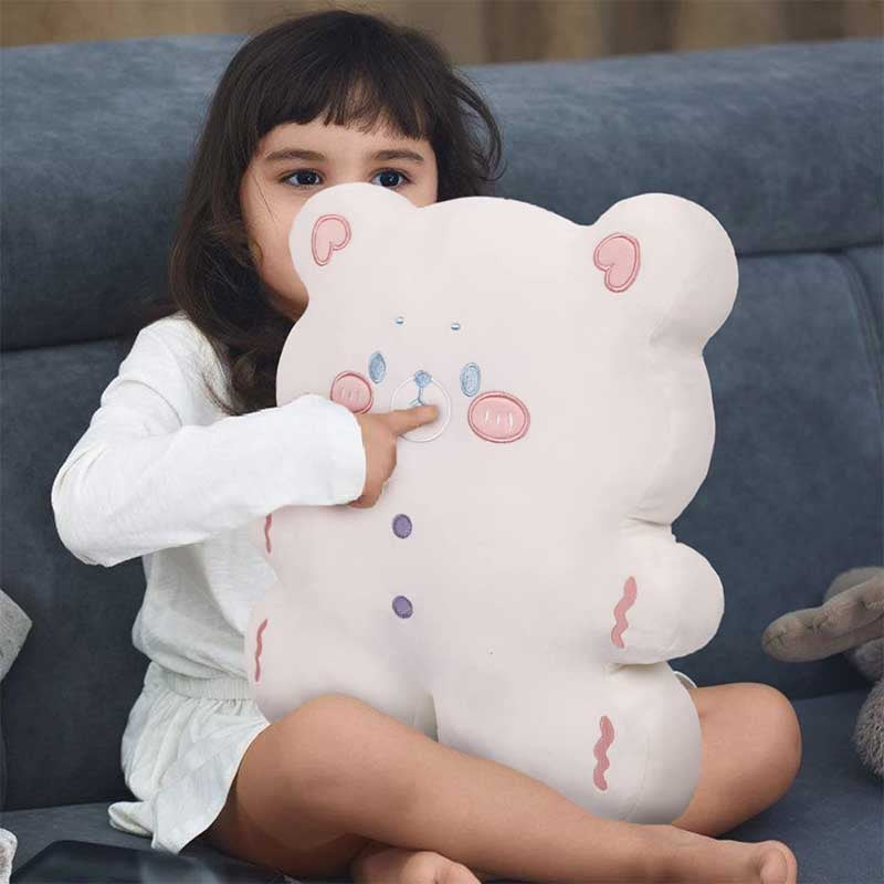 15 inch Cute Bear Biscuit Plush
