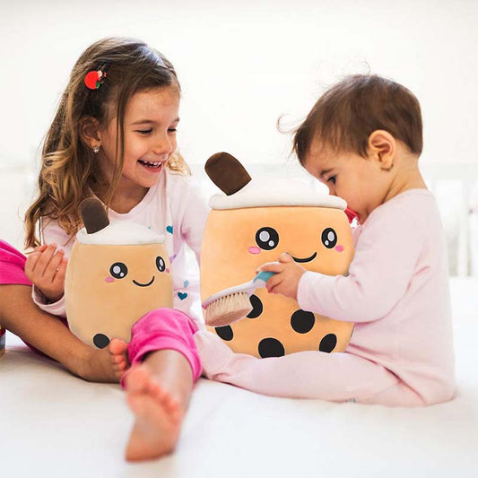 Stuffed Boba Plushie Bubble Tea Pillow