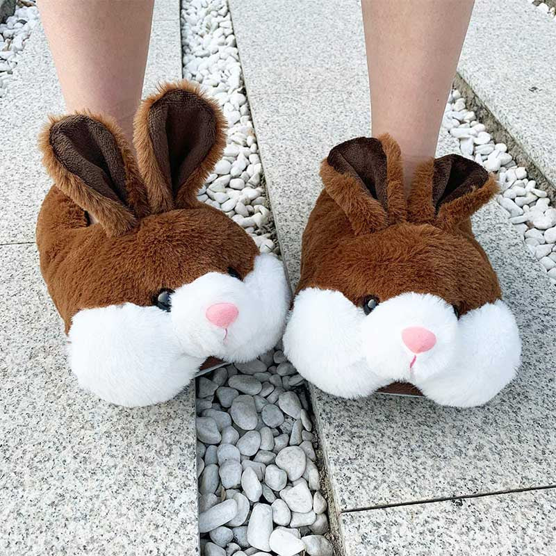 Women's Classic Plush Rabbit Slippers