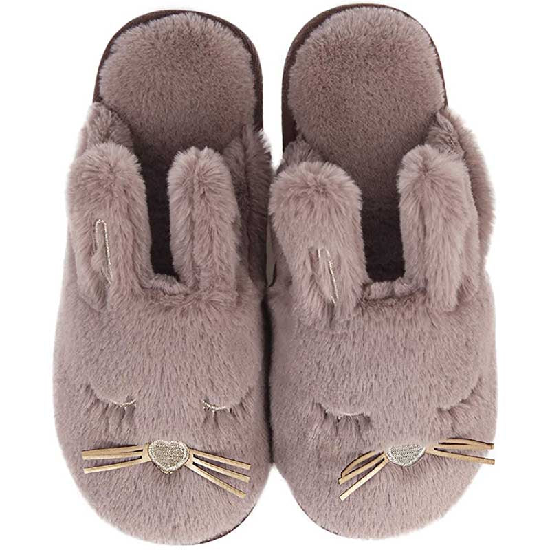 Women's Memory Foam Indoor Bunny Slippers