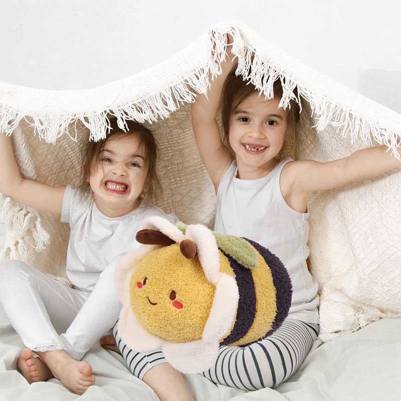 Cute Bee Plush Toy Yellow