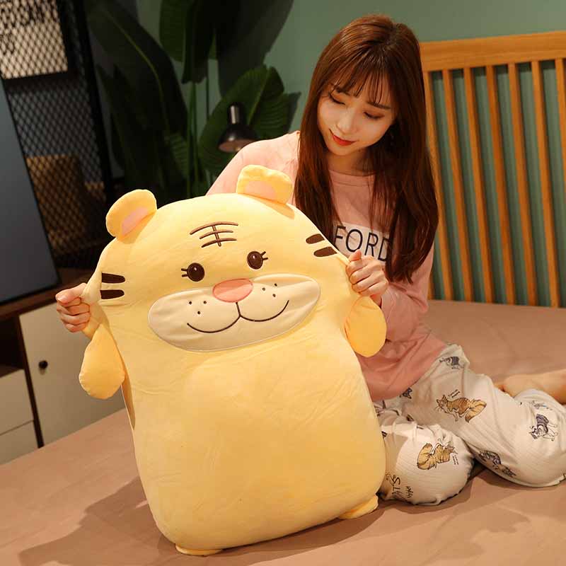 Cute Baby Tiger Plush Cuhsion Weighted Stuffed Animal