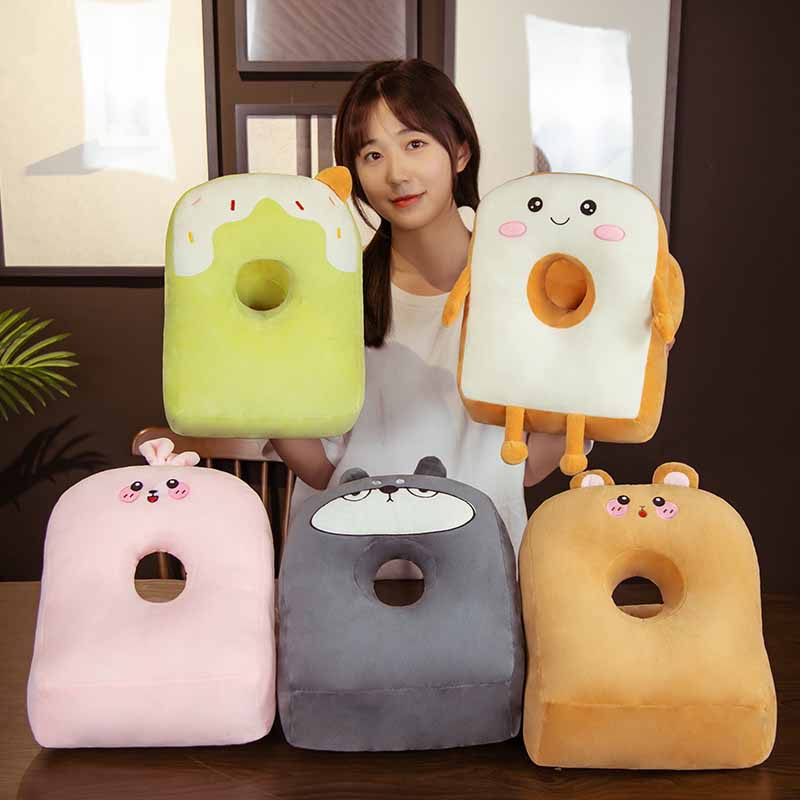 Kawaii Animal Nap Pillow with Summer Mat 12 inch