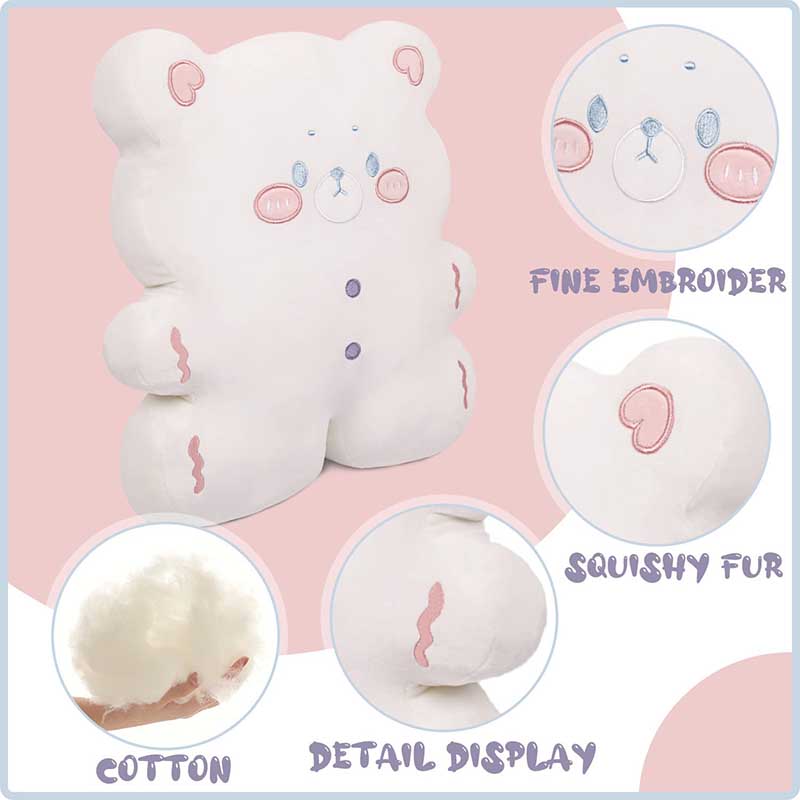 15 inch Cute Bear Biscuit Plush