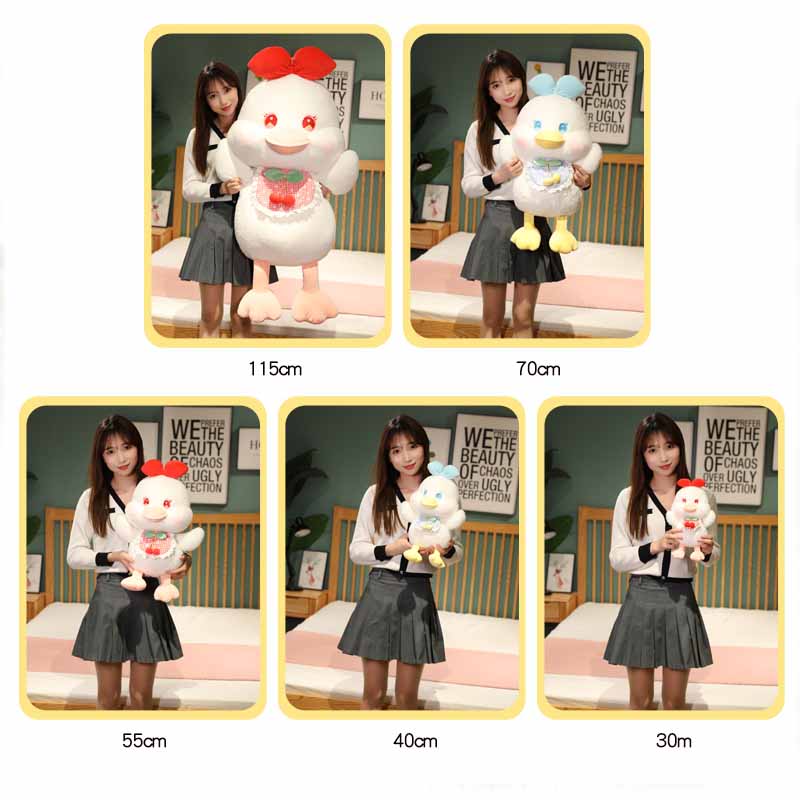 Kawaii Duck Weighted Stuffed Animal Cute Plush Toy