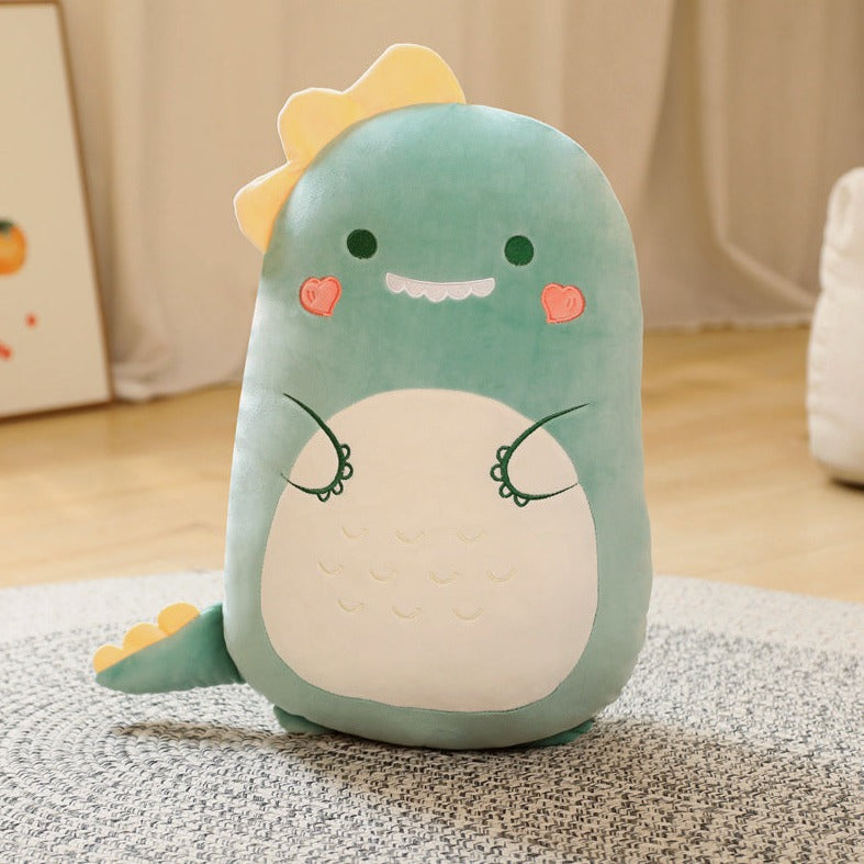 Kawaii Dino Plush Cushion