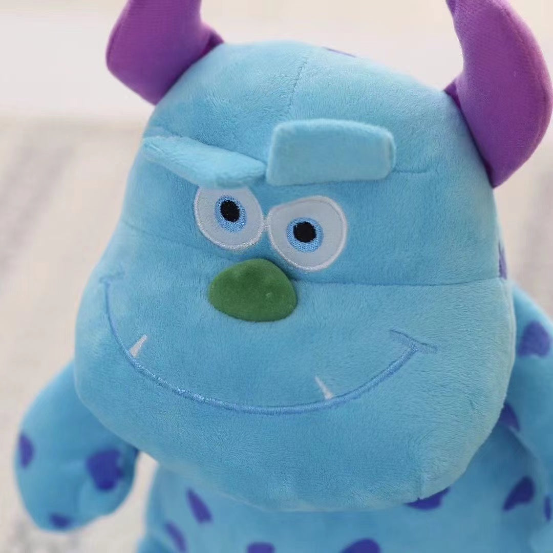 Cute Blue Monster Stuffed Animal