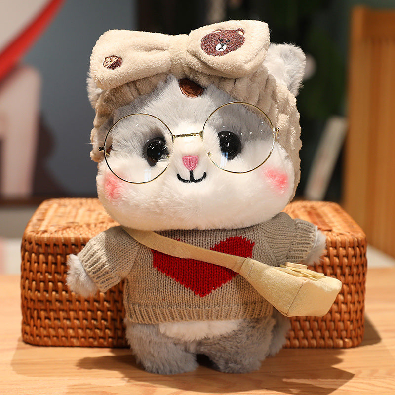 Cute Cat Stuffed Animal Funny Plush New Arrival Creative