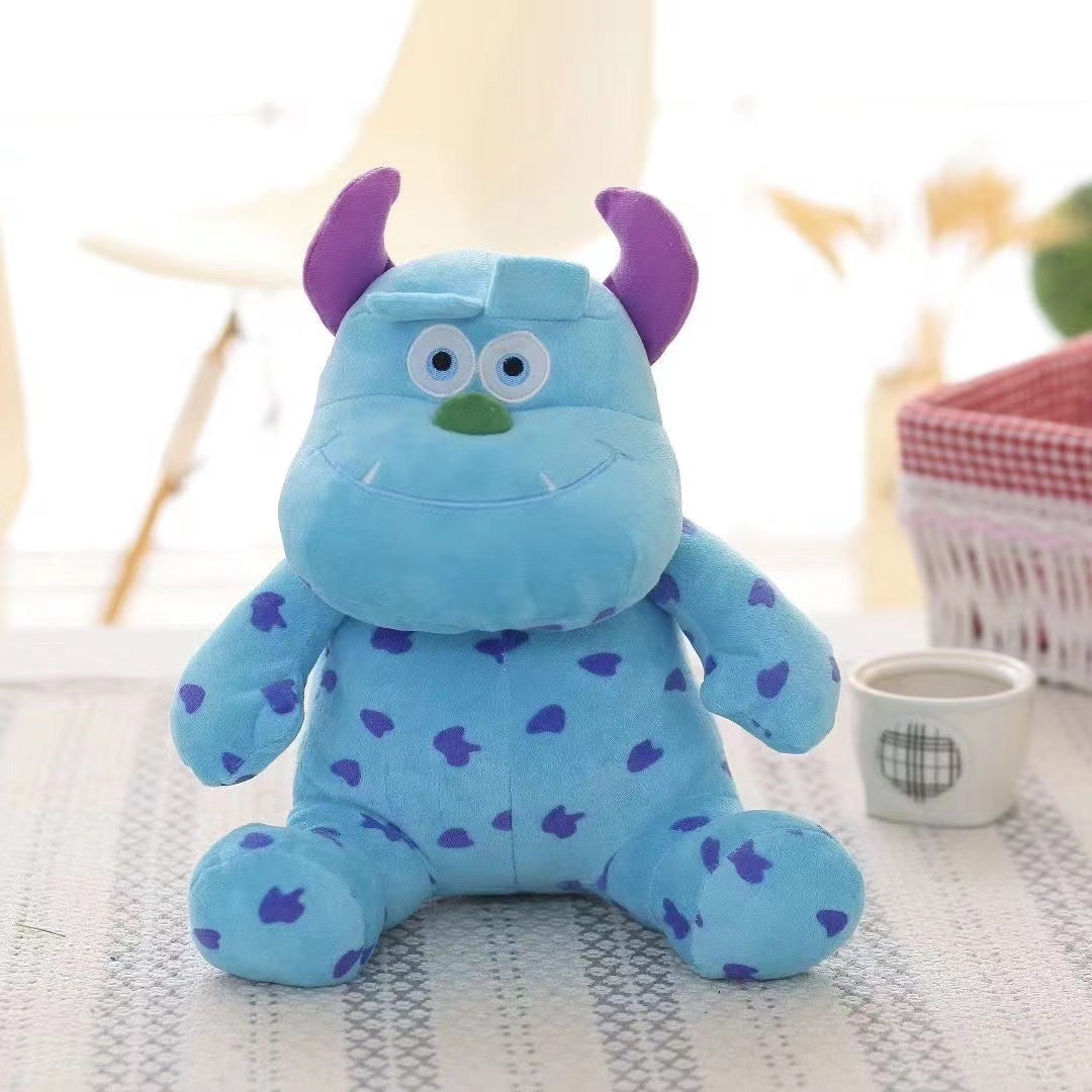 Cute Blue Monster Stuffed Animal