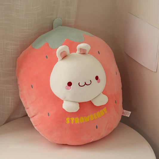 Arelux-home-Strawberry Bunny Plush