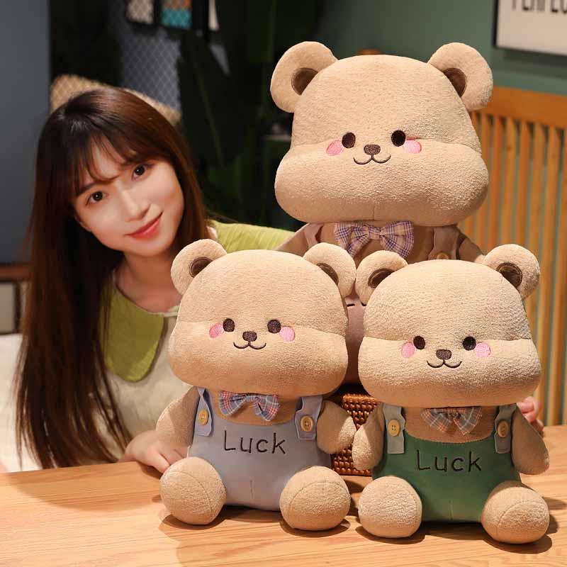 Kawaii Lucky Bear Stuffed Animal Cute Doll